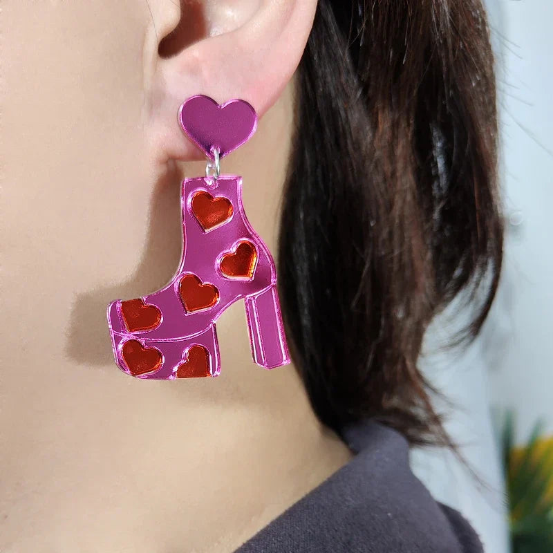 Boucles d'oreilles Queen Boots