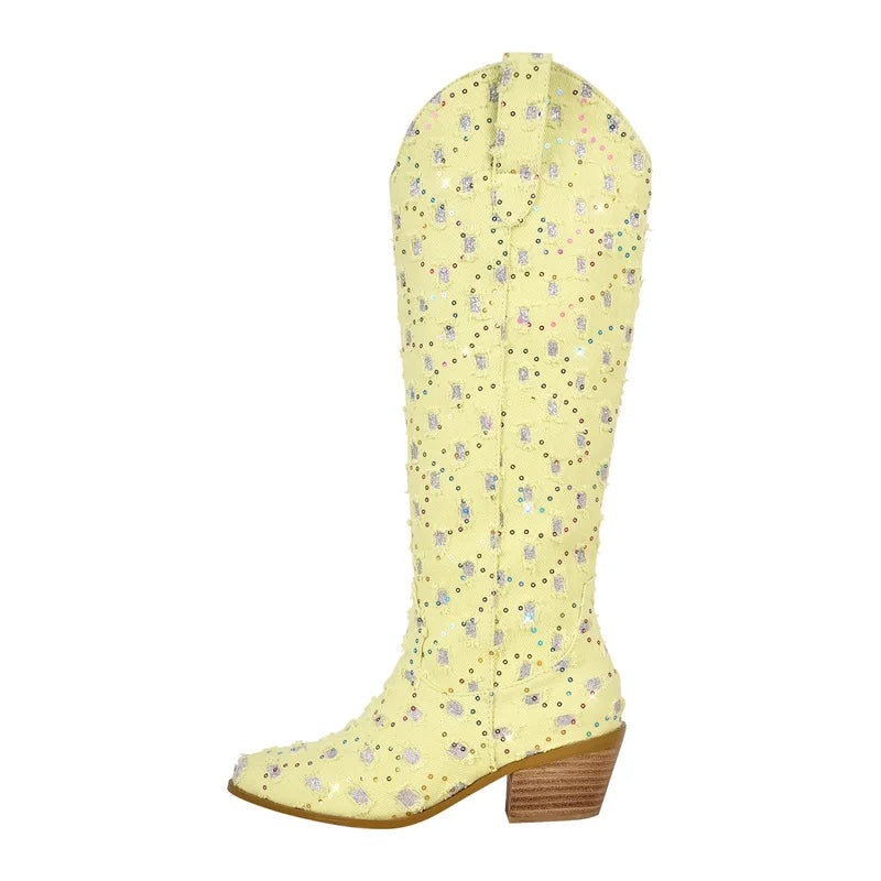 Bottes Queen Periwinkle (4 Couleurs)