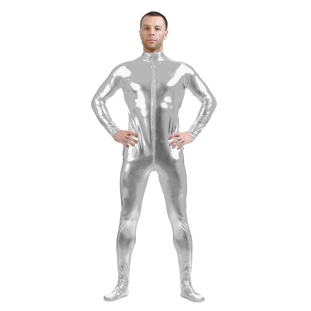 Costume zentai Queen Glitter (Silver)