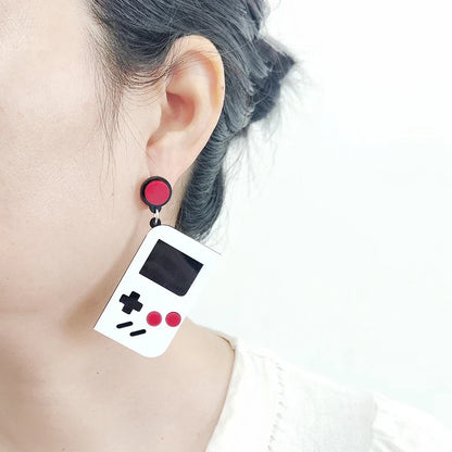 Boucles d'oreilles Queen Console