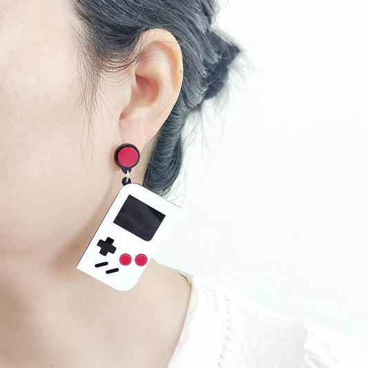 Boucles d'oreilles Queen Console