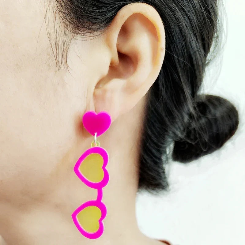 Boucles d'oreilles Queen Sunglasses