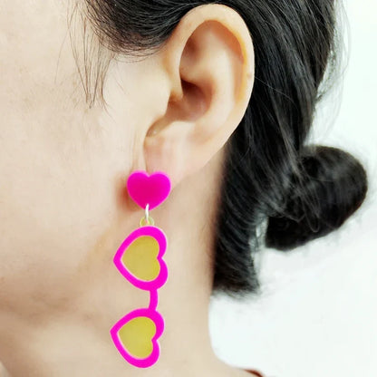 Boucles d'oreilles Queen Sunglasses