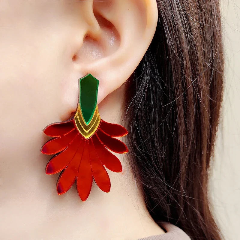 Boucles d'oreilles Queen Flowers