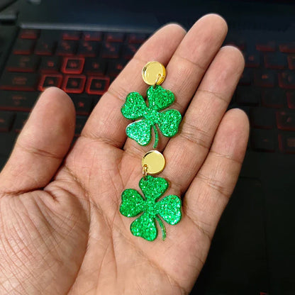 Boucles d'oreilles Queen Clover