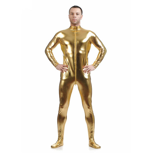 Costume zentai Queen Glitter (Gold)
