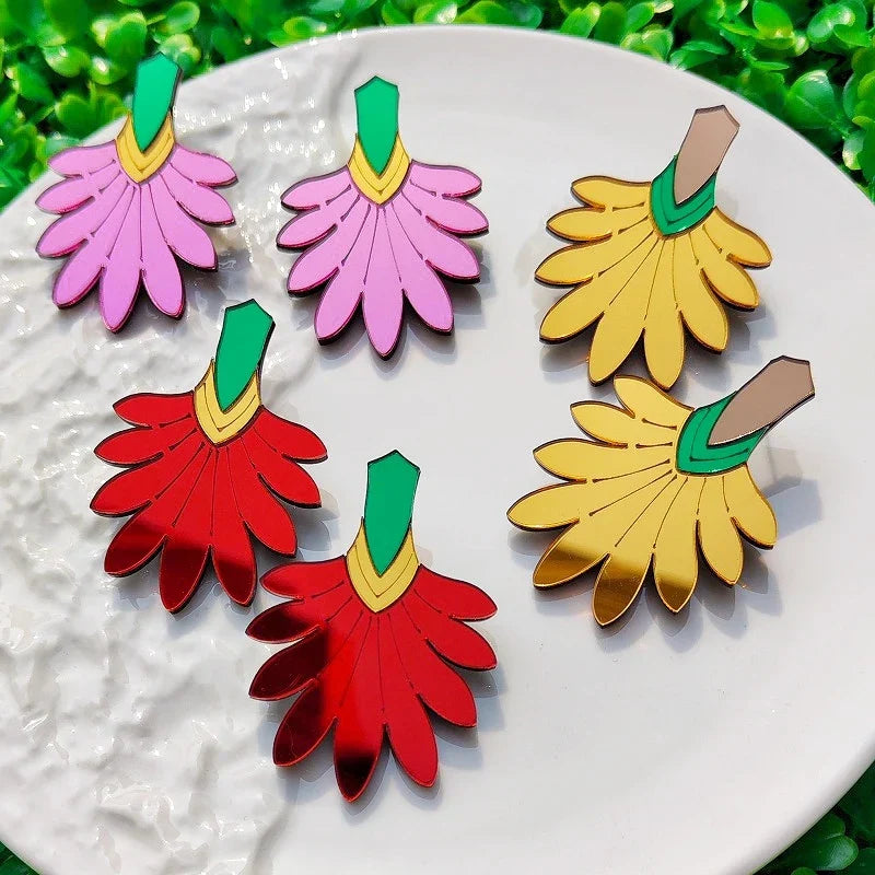 Boucles d'oreilles Queen Flowers