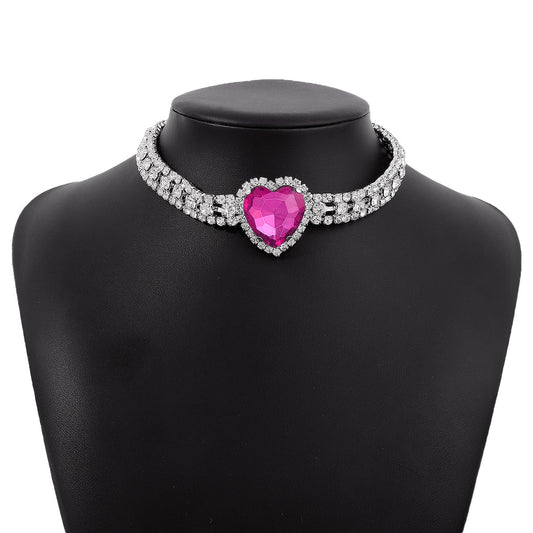 Collier ras de cou Queen Rose (Argenté)