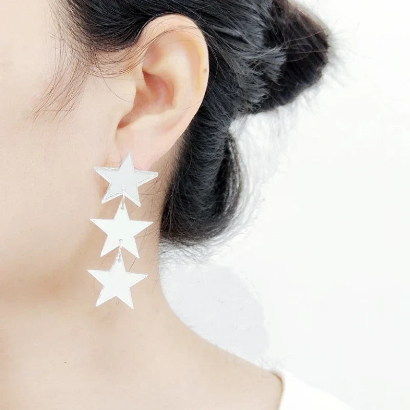 Boucles d'oreilles Queen Startrail