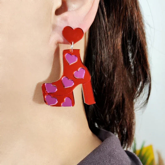 Boucles d'oreilles Queen Boots