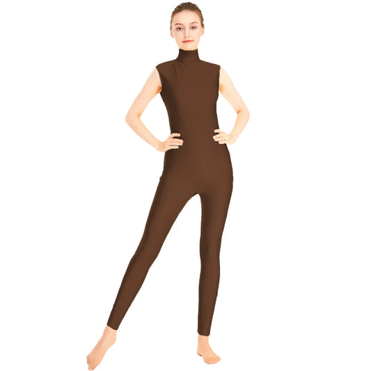 Combinaison Queen Satin (Coffee)