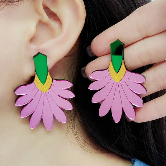 Boucles d'oreilles Queen Flowers