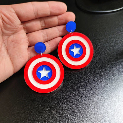 Boucles d'oreilles Queen America