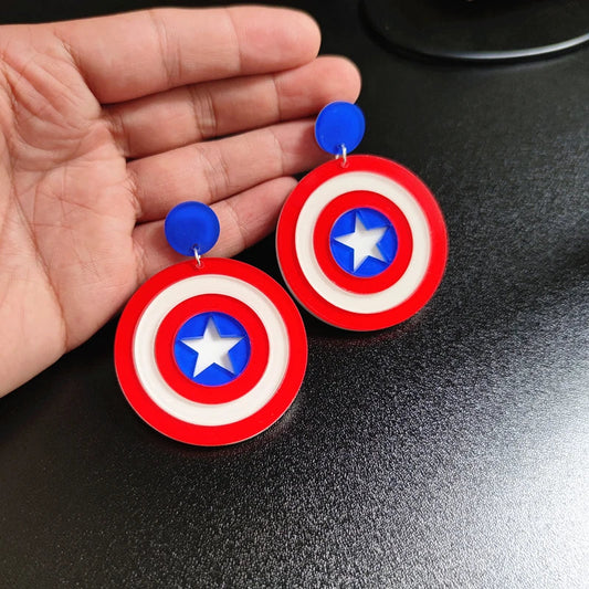 Boucles d'oreilles Queen America