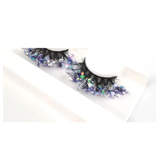 Faux cils Queen Sequins (Argenté)