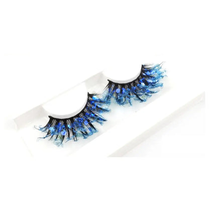 Faux cils Queen Sequins (Bleu)
