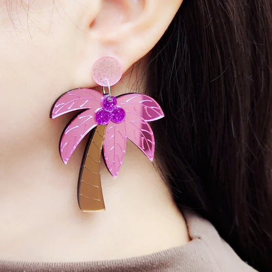 Boucles d'oreilles Queen Palm
