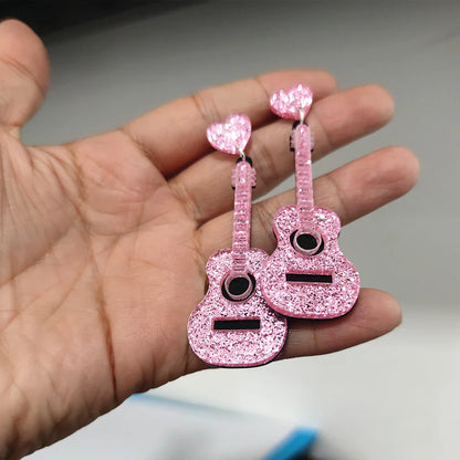 Boucles d'oreilles Queen Guitar