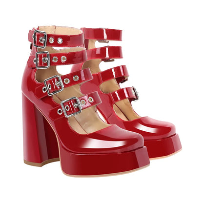 Sandales Queen Katwork (Rouge)