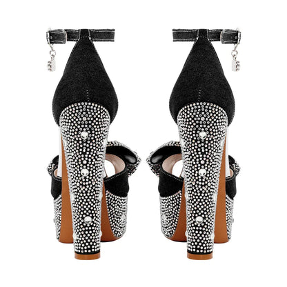 Sandales Queen Sylvania (Noir)