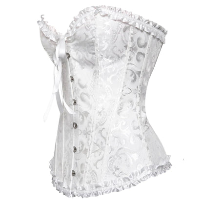 Corset Drag Fayette (Blanc)