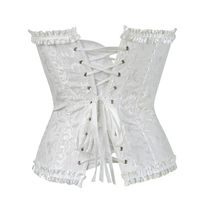 Corset Drag Fayette (Blanc)