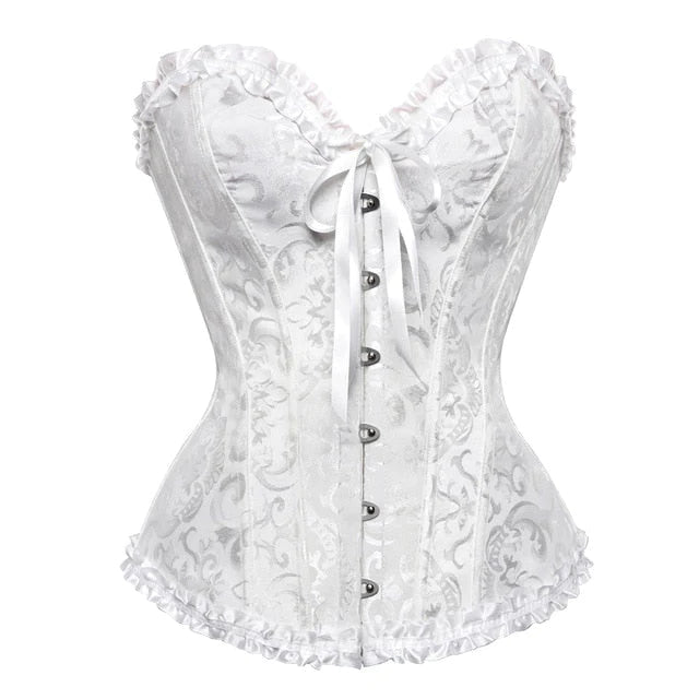 Corset Drag Fayette (Blanc)