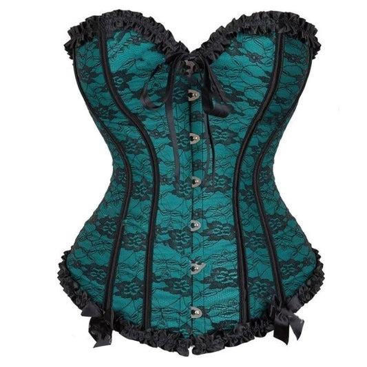 Corset Drag Hurricane (Vert foncé)