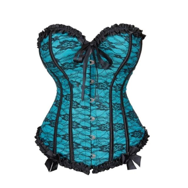 Corset Drag Hurricane (Bleu clair)