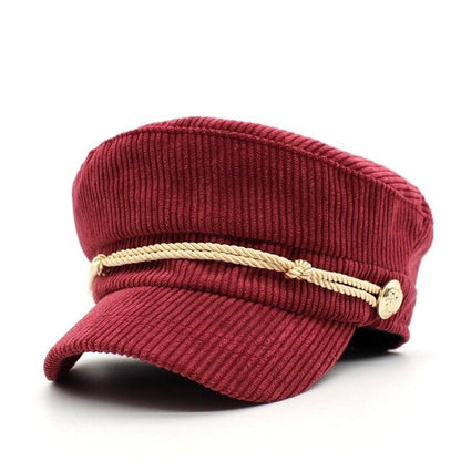 Casquette Drag Corduroy (Rouge)