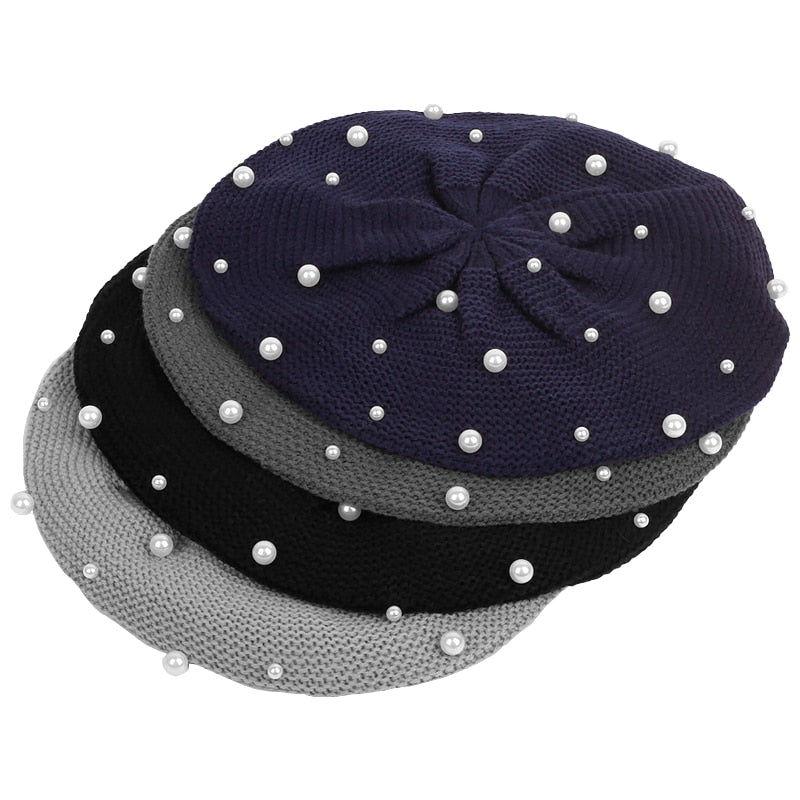 Béret Queen Milan (Bleu marine)