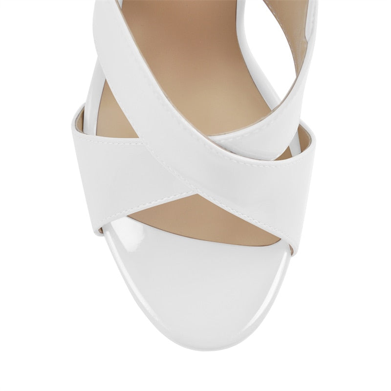 Sandales Queen Bhiowork (Blanc)