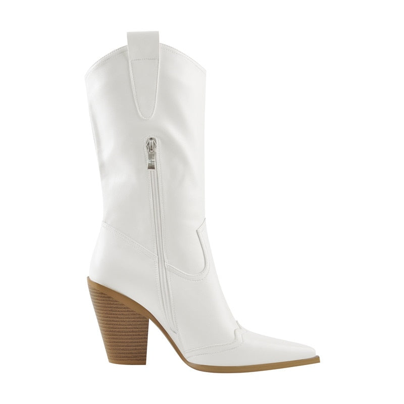 Bottes Queen Wang (Blanc)