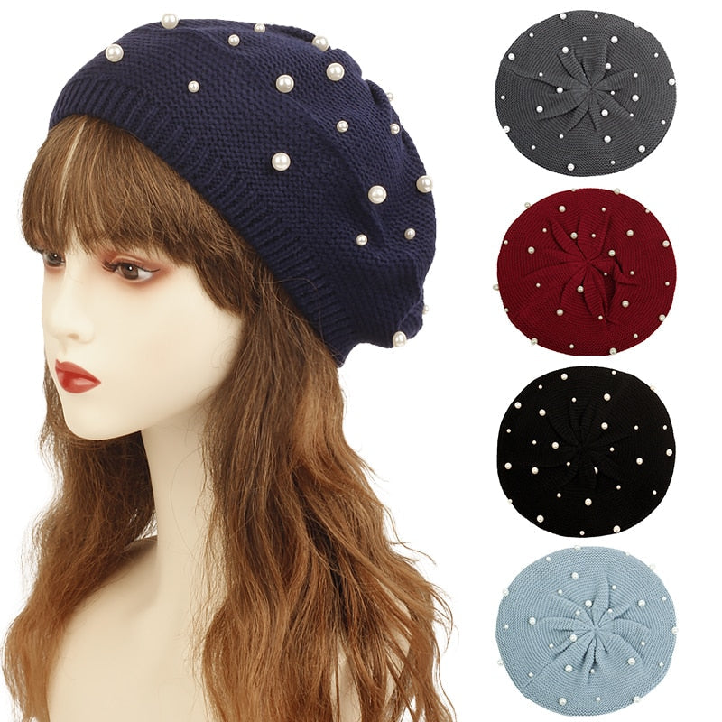 Béret Queen Milan (Bleu marine)
