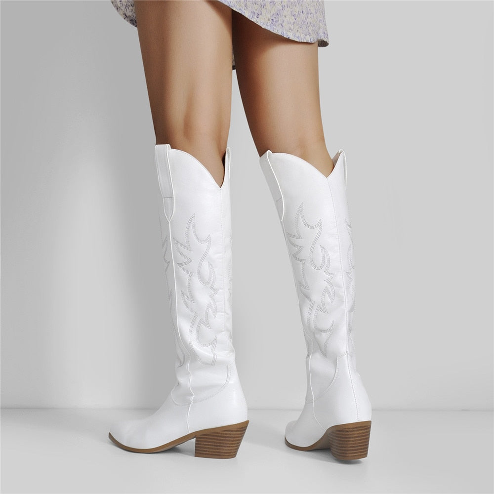 Bottes Queen Agnes (Blanc)