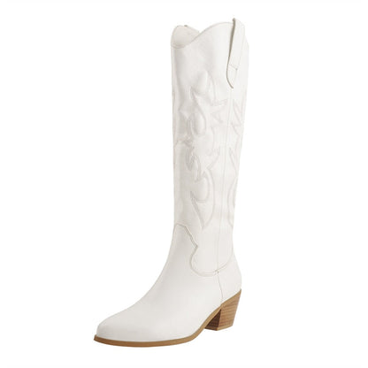 Bottes Queen Agnes (Blanc)