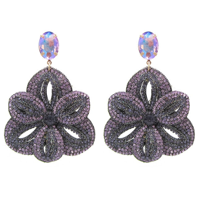 Boucles D'Oreilles Queen Treval (7 Couleurs)