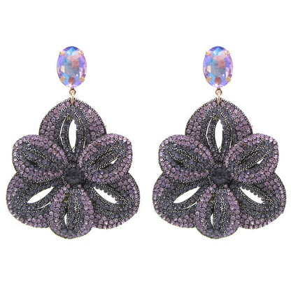 Boucles D'Oreilles Queen Treval (7 Couleurs)