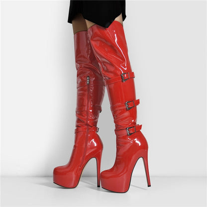 Bottes Queen Khasyan (Rouge)