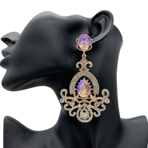 Boucles D'Oreilles Queen Ghiba (3 Couleurs)