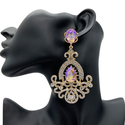 Boucles D'Oreilles Queen Ghiba (3 Couleurs)