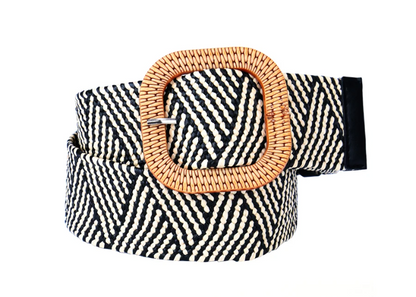 Ceinture Queen Vaysalis (Noir et blanc)