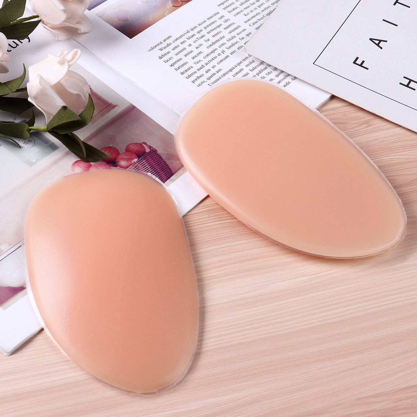 Remplisseurs de hanche en silicone x2