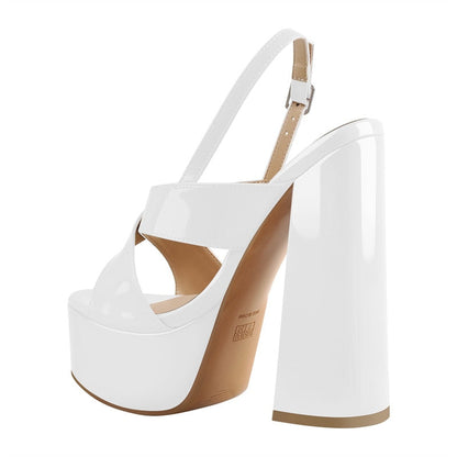 Sandales Queen Bhiowork (Blanc)