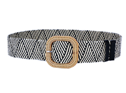 Ceinture Queen Vaysalis (Noir et blanc)