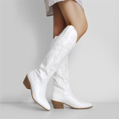 Bottes Queen Agnes (Blanc)