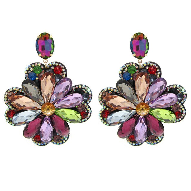 Boucles D'Oreilles Queen Floka (6 Couleurs)