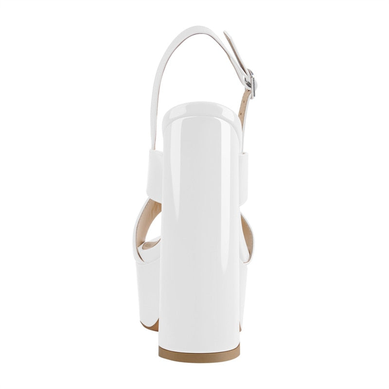 Sandales Queen Bhiowork (Blanc)