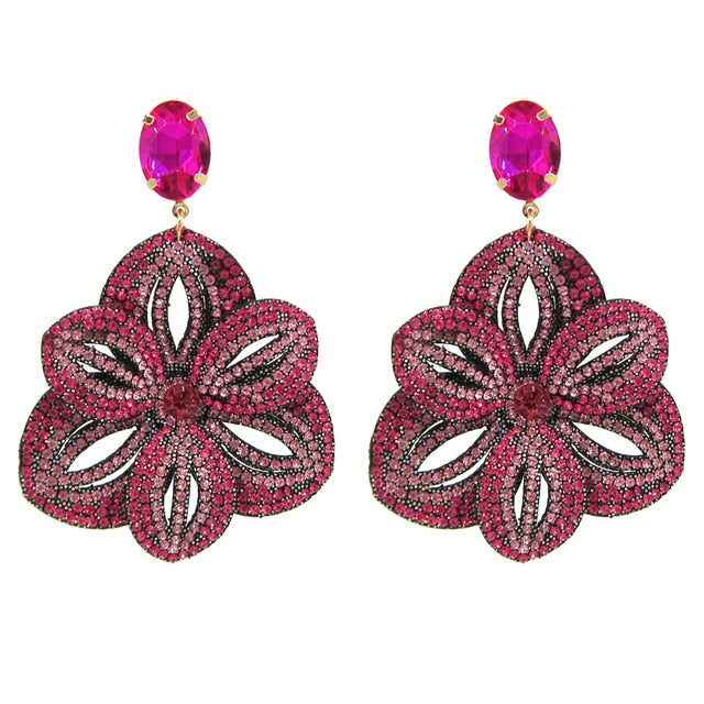 Boucles D'Oreilles Queen Treval (7 Couleurs)