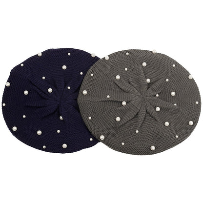 Béret Queen Milan (Bleu marine)